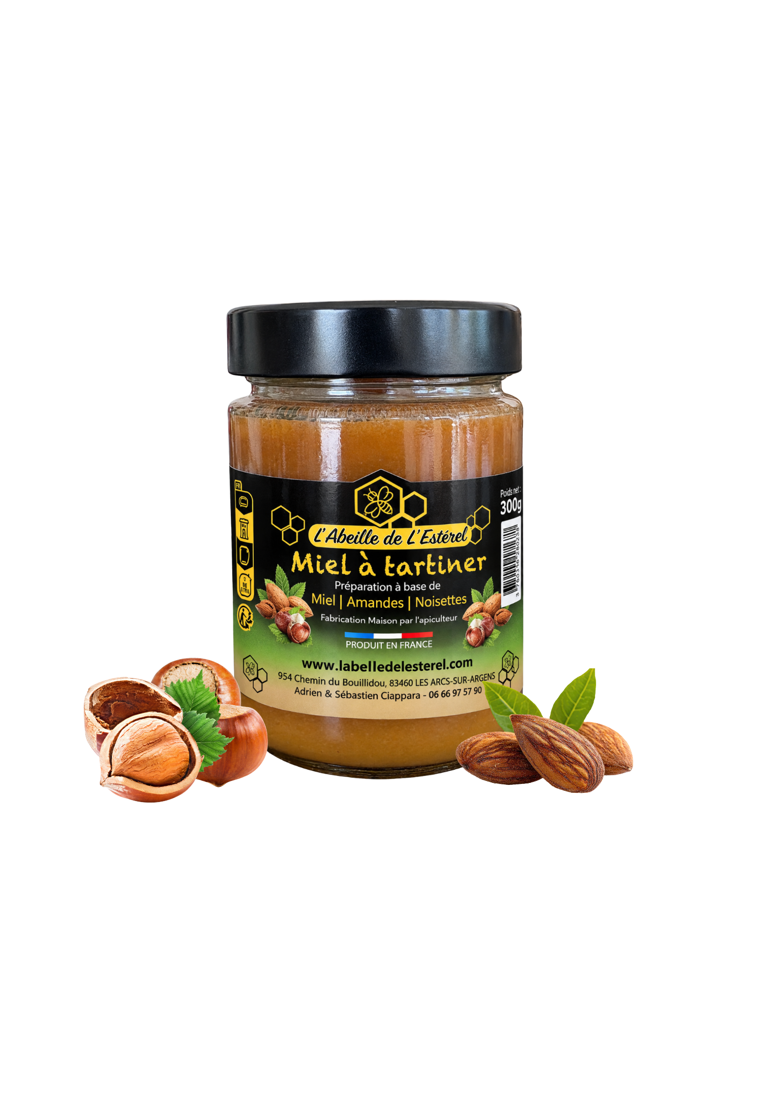 Miel à tartiner Miel | Praliné Amandes & Noisettes